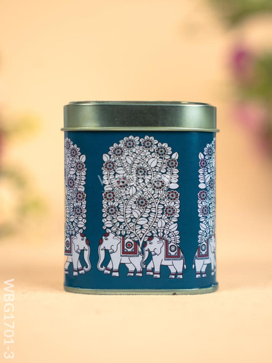 Printed Tin Box - Kalamkari Design - WBG1701-3