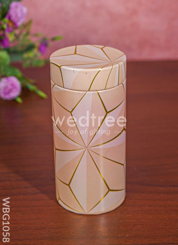Printed Tin Jar - WBG1058