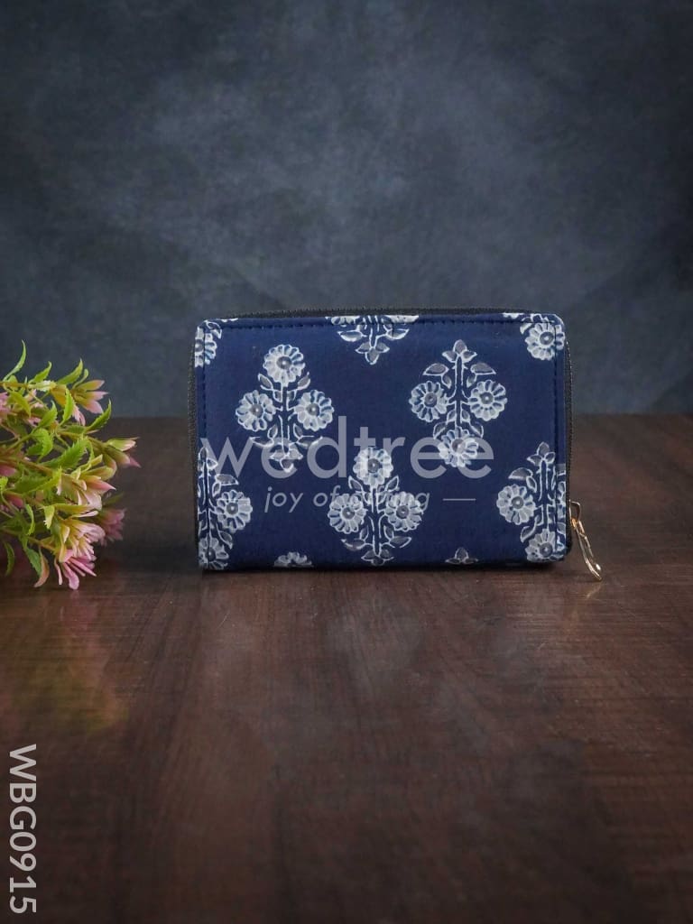 Printed Wallet in Cotton Fabric - WBG0915