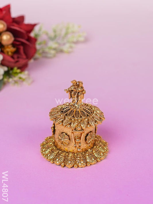 Radha-Krishna Kumkum Holder - 2 inch - WL4807