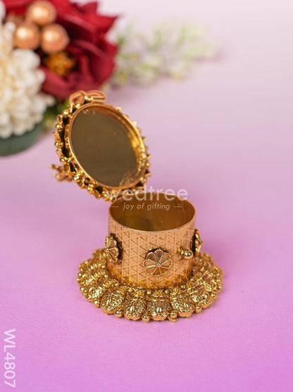 Radha-Krishna Kumkum Holder - 2 inch - WL4807