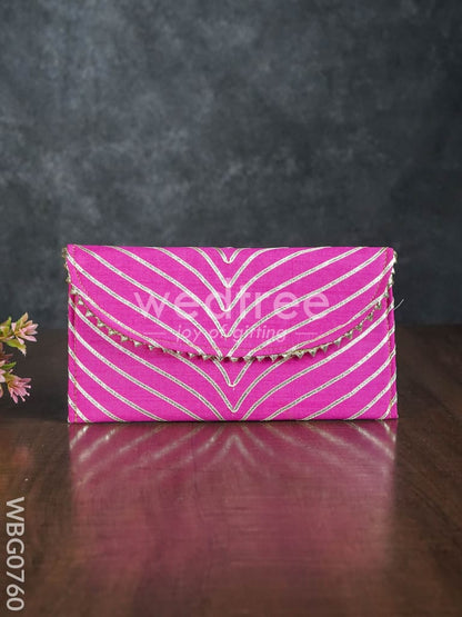 Rajasthani Zari Border Purse - WBG0760