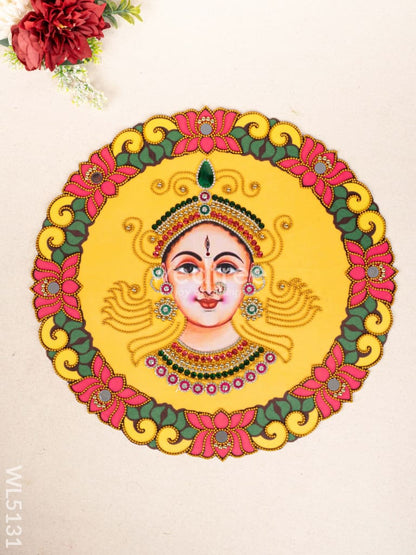 Rangoli - Durga Face with Elephant  - WL5131