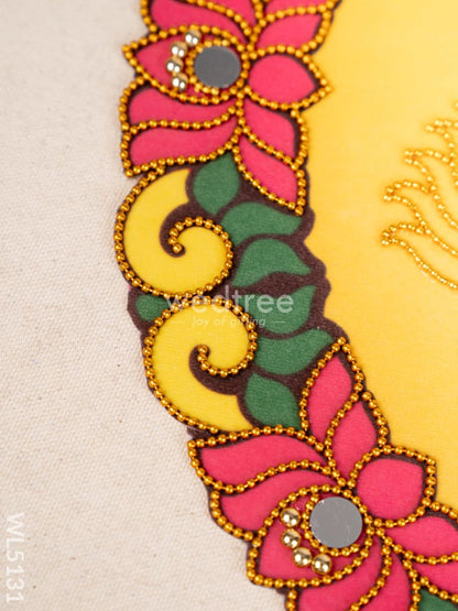 Rangoli - Durga Face with Elephant  - WL5131