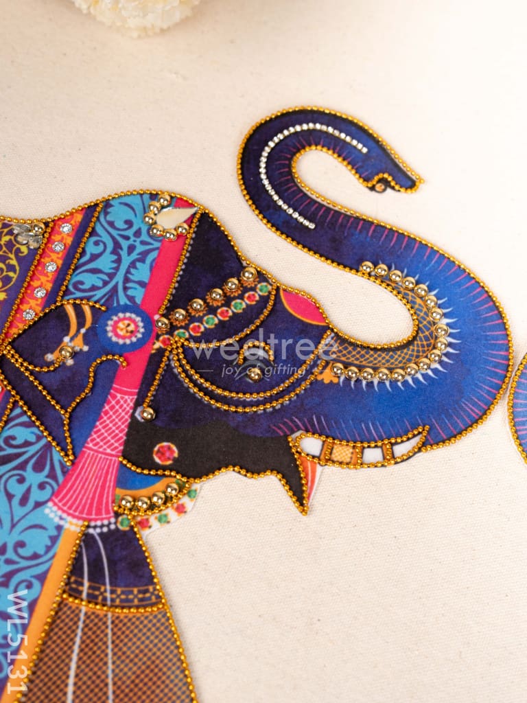 Rangoli - Durga Face with Elephant  - WL5131