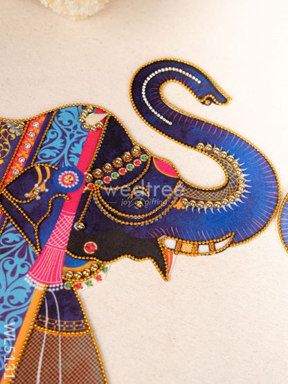 Rangoli - Durga Face with Elephant  - WL5131