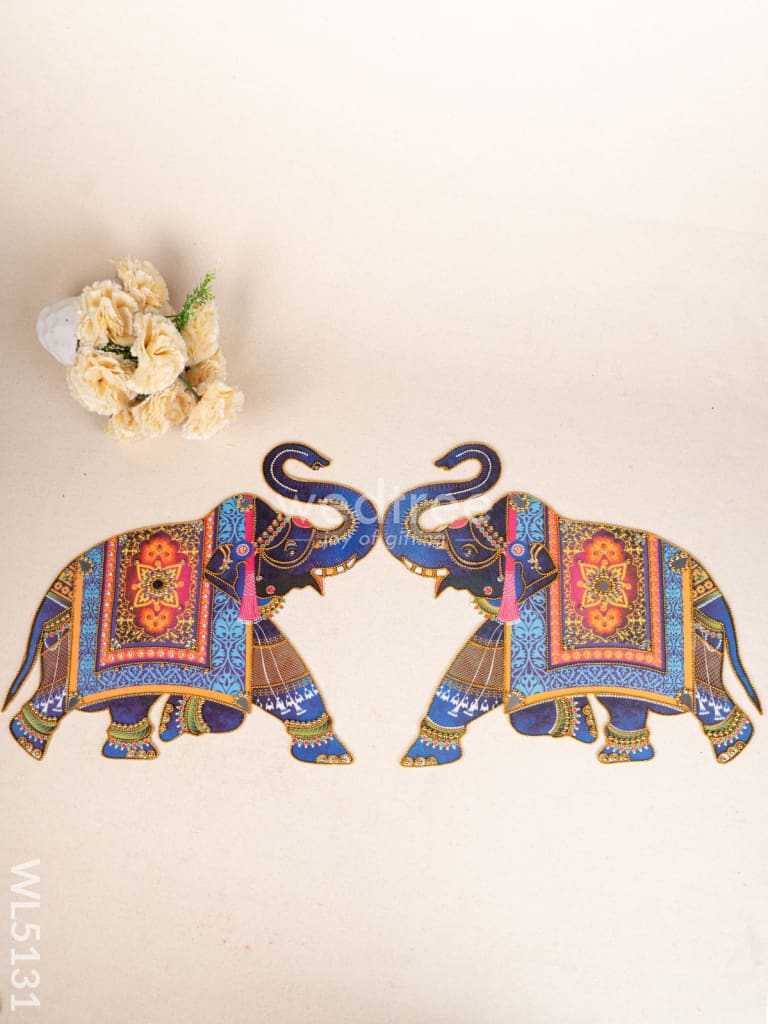 Rangoli - Durga Face with Elephant  - WL5131