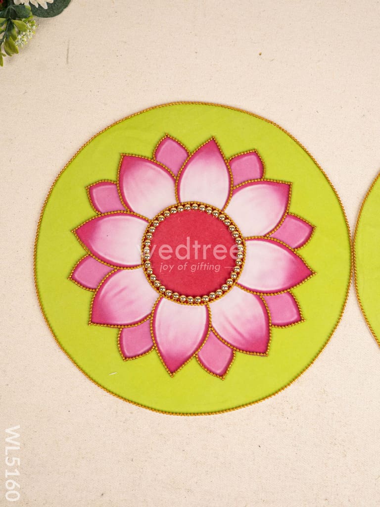 Rangoli - Lotus Design - Set of 2 - WL5160
