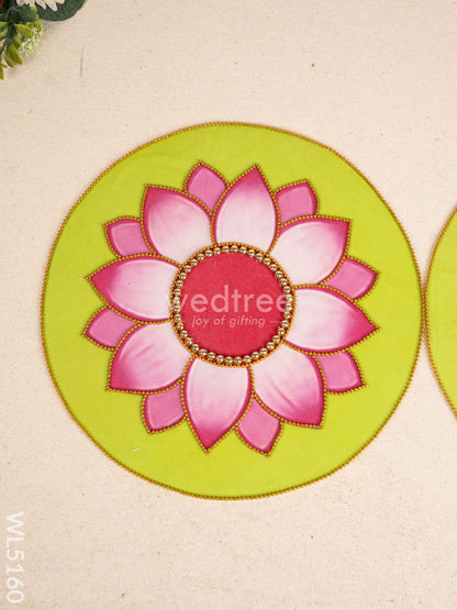 Rangoli - Lotus Design - Set of 2 - WL5160