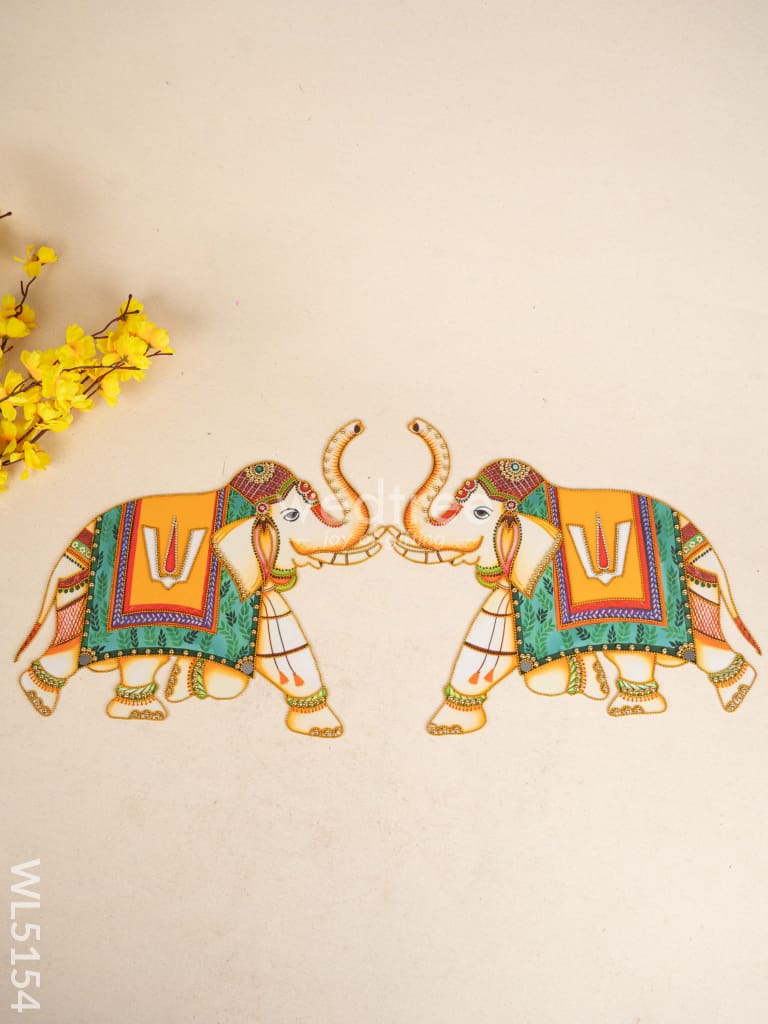 Rangoli - Set of 2 Elephant - WL5154