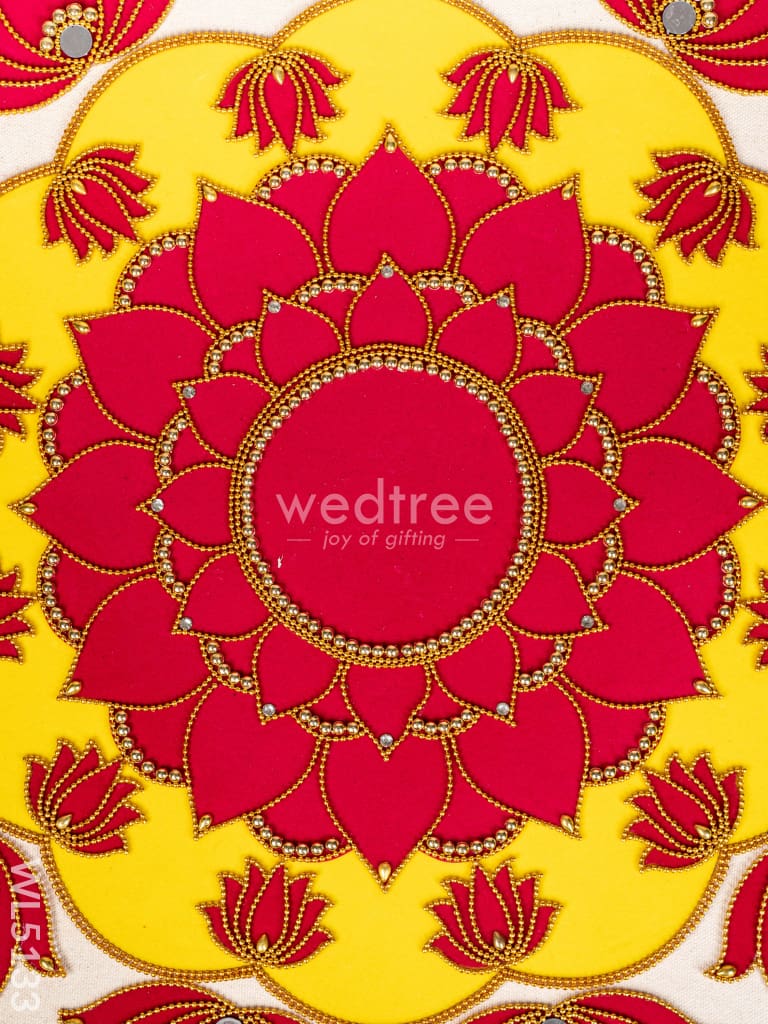 Rangoli with Set of 11 Lotus - WL5133