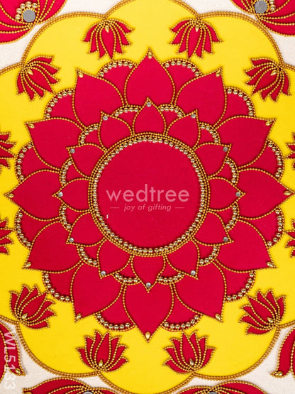 Rangoli with Set of 11 Lotus - WL5133