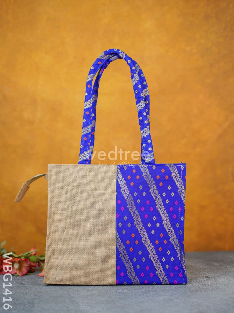 Raw Silk Jute Bag - WBG1416
