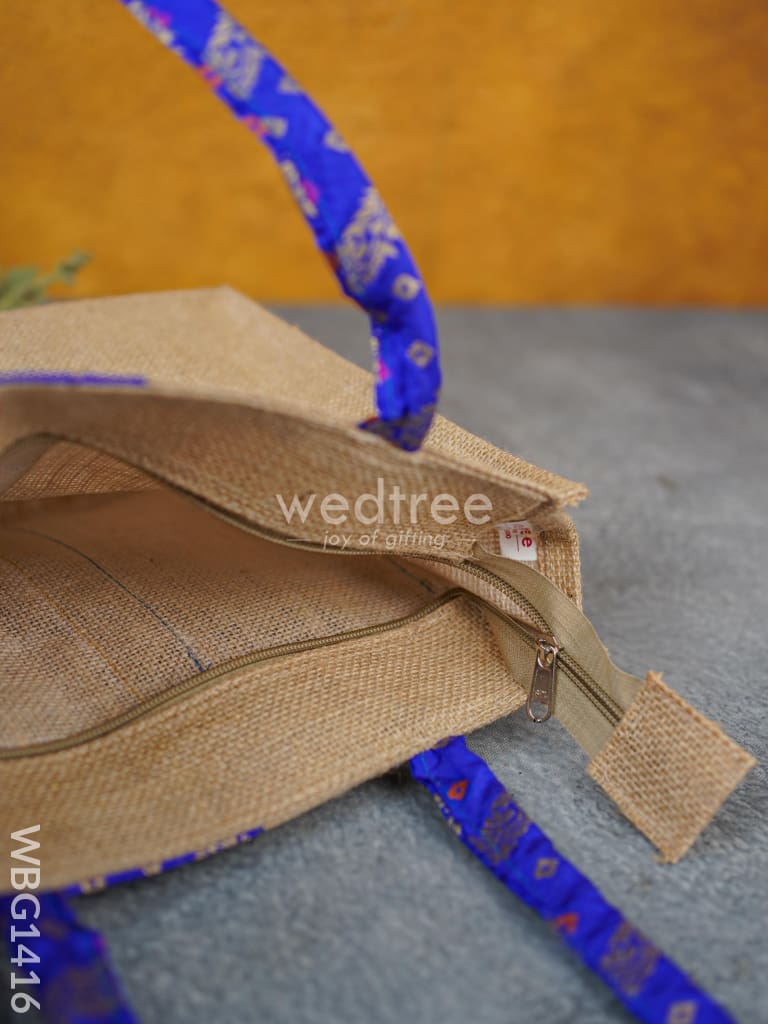 Raw Silk Jute Bag - WBG1416