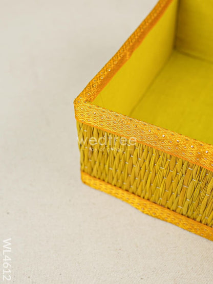 Raw Silk Korai Basket - WL4612