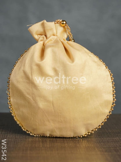 Raw Silk Potli Bag - W3542