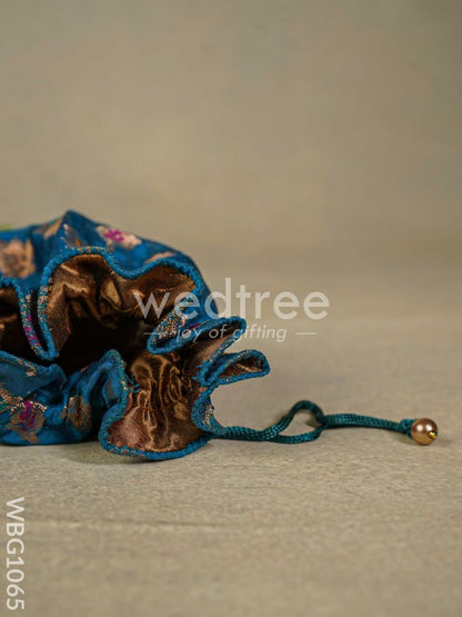 Raw Silk Potli Bag - WBG1065