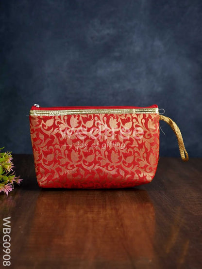 Raw Silk Return Gift Purse - WBG0908