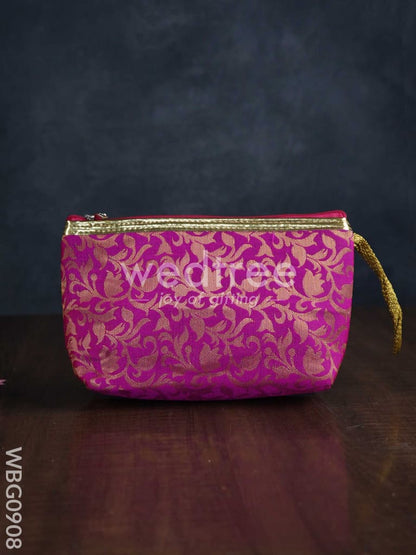 Raw Silk Return Gift Purse - WBG0908