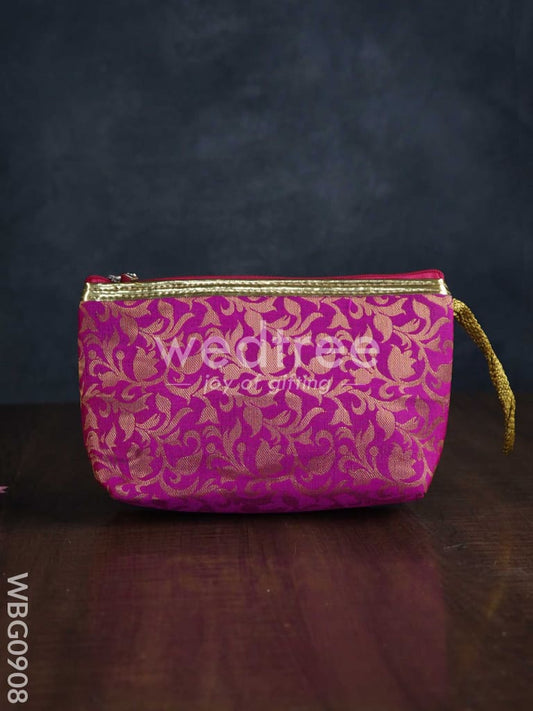 Raw Silk Return Gift Purse - WBG0908