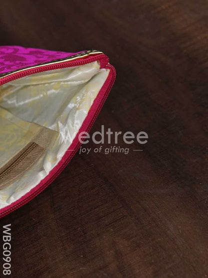 Raw Silk Return Gift Purse - WBG0908
