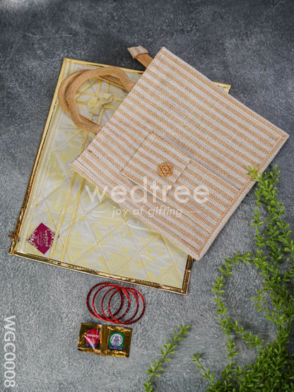 Return Gift Combo with Jute bag & Saree Cover - WGC0008