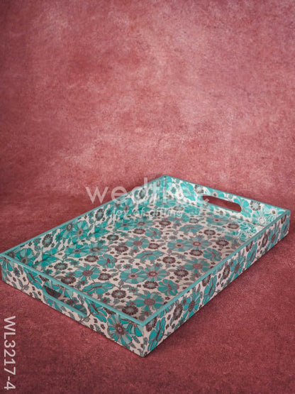 Serving Tray Digitally Printed Floral Desings - WL3217