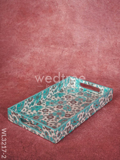 Serving Tray Digitally Printed Floral Desings - WL3217