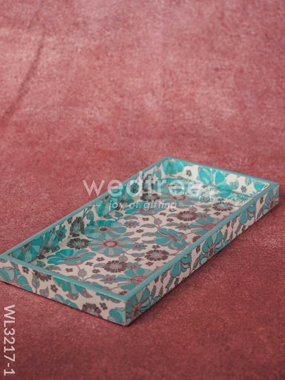 Serving Tray Digitally Printed Floral Desings - WL3217