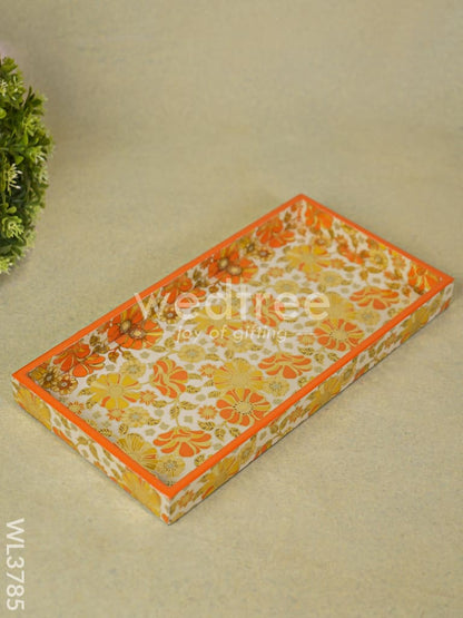 Serving Tray with Floral Digital Prints - WL3785