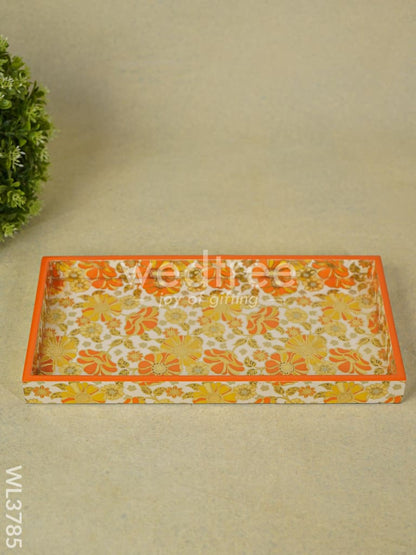 Serving Tray with Floral Digital Prints - WL3785