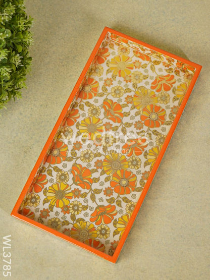 Serving Tray with Floral Digital Prints - WL3785
