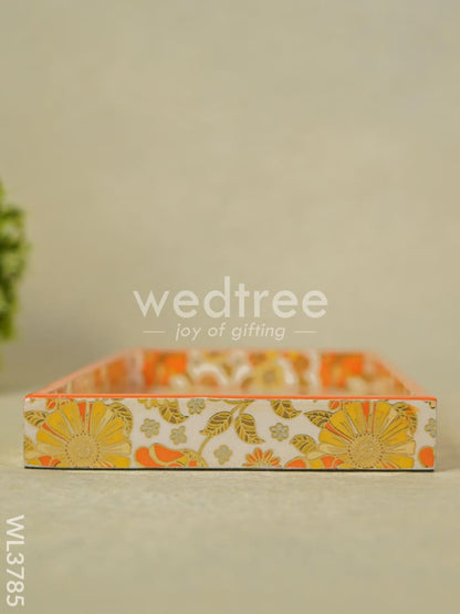 Serving Tray with Floral Digital Prints - WL3785