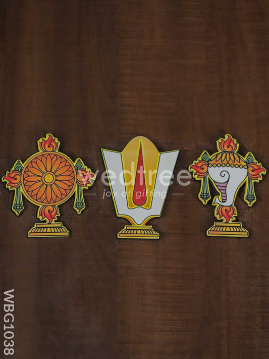 Shanku Chakra Naama Fridge Magnet - WBG1038
