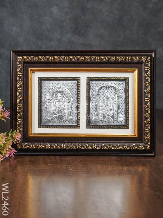 Silver Balaji Padmavathi Thayar Frame - WL2460