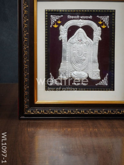 Silver Photoframe Big - Ganesh Lakshmi - WL1097