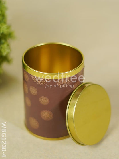 Storage Tin Container - Mandala design - WBG1230-4