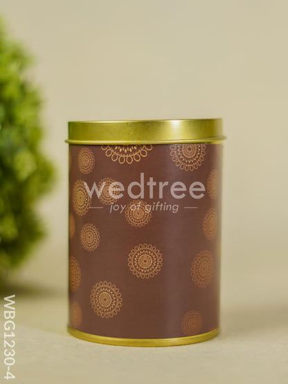 Storage Tin Container - Mandala design - WBG1230-4