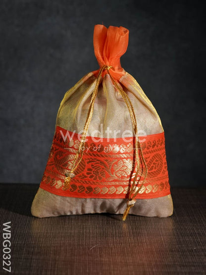 String Bag with classic Zari - WBG0327