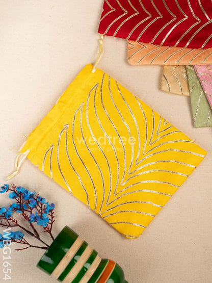 String Bag with Lace - 9x7 inch - WBG1654