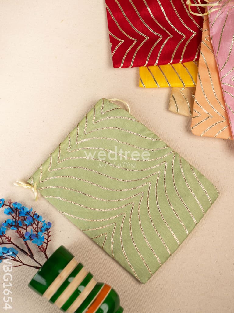 String Bag with Lace - 9x7 inch - WBG1654