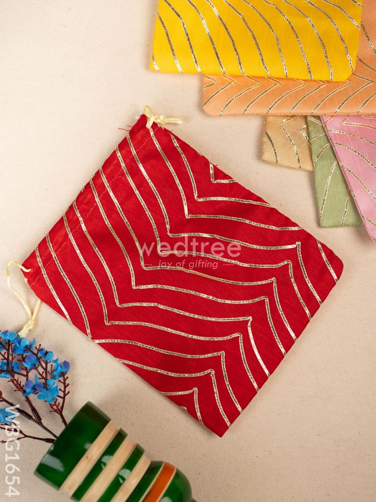 String Bag with Lace - 9x7 inch - WBG1654