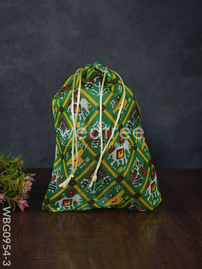 String Bag with Patola Prints - WBG0954