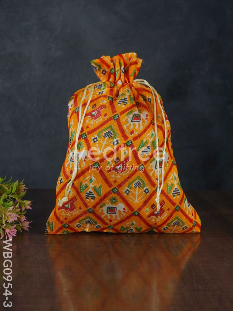 String Bag with Patola Prints - WBG0954