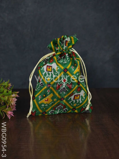 String Bag with Patola Prints - WBG0954