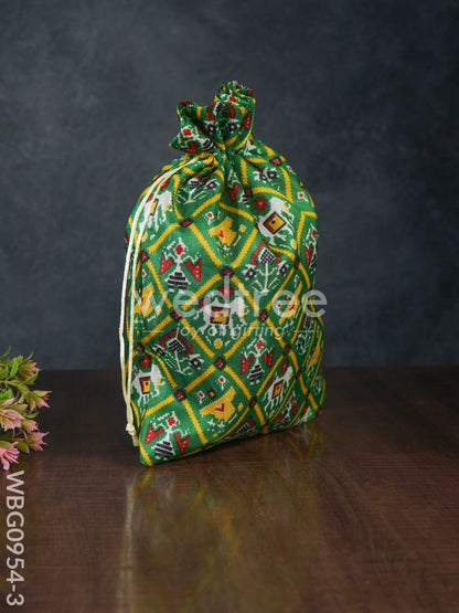 String Bag with Patola Prints - WBG0954