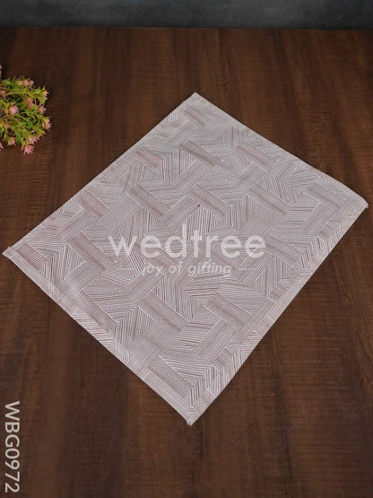 Striped Designed Saree Cover - WBG0972