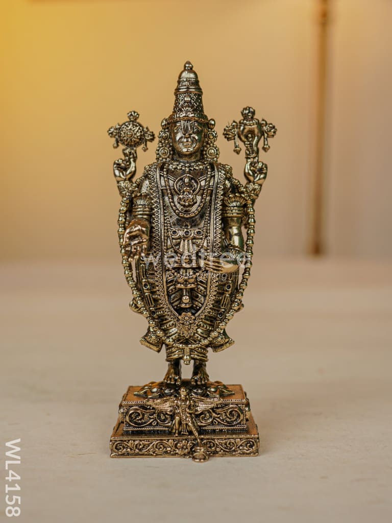 Swarna Golu 1 - Digital Printed Golu Padi & Brass Antique Idols - WL4158