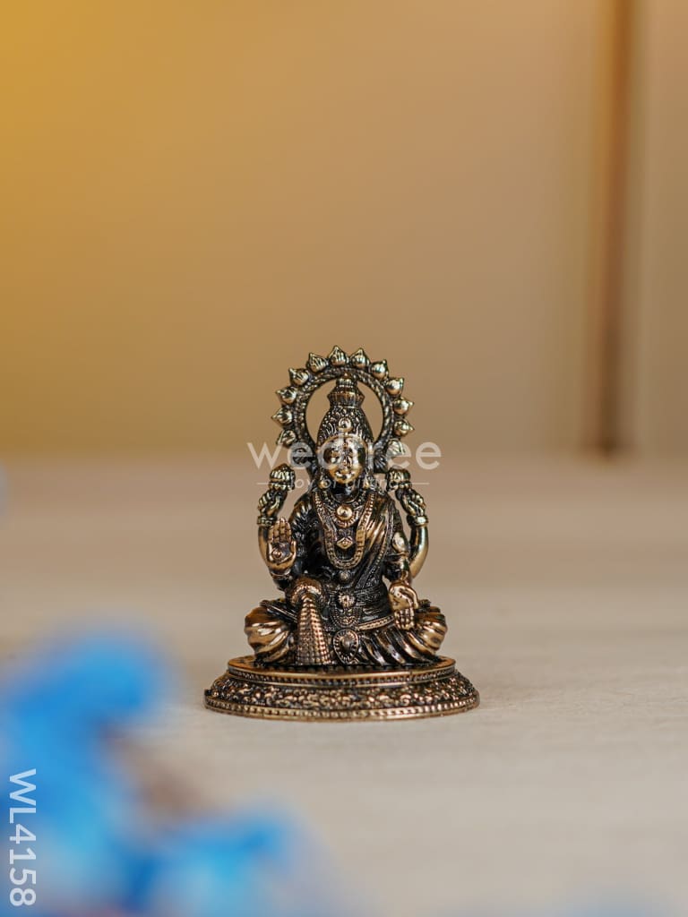 Swarna Golu 1 - Digital Printed Golu Padi & Brass Antique Idols - WL4158