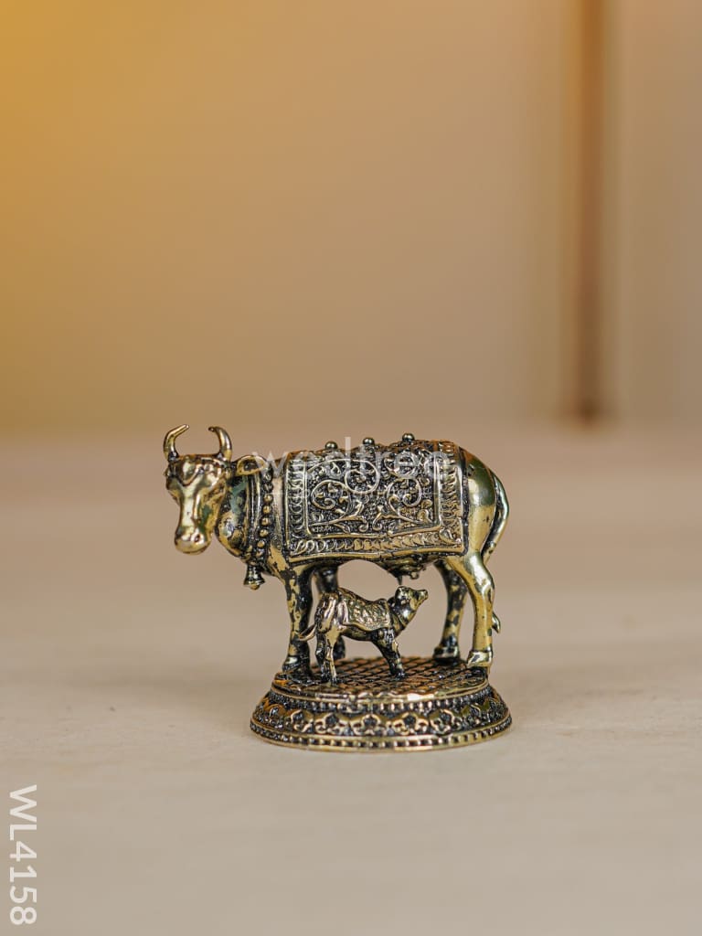 Swarna Golu 1 - Digital Printed Golu Padi & Brass Antique Idols - WL4158